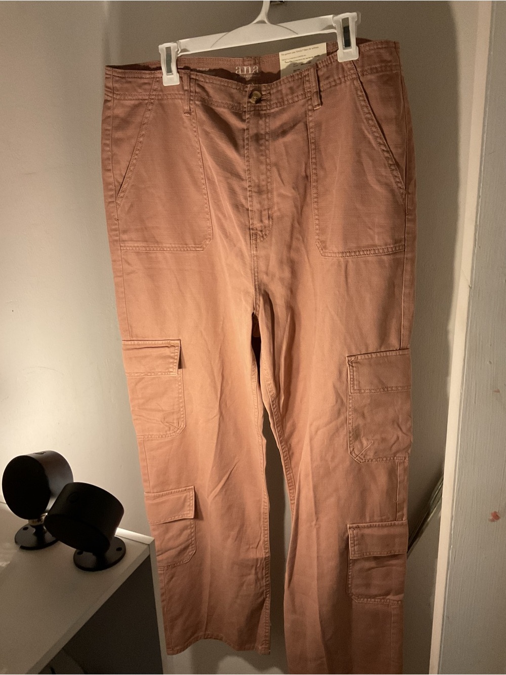 a.n.a Men's Cargo Pants in Dusty Rose Pink